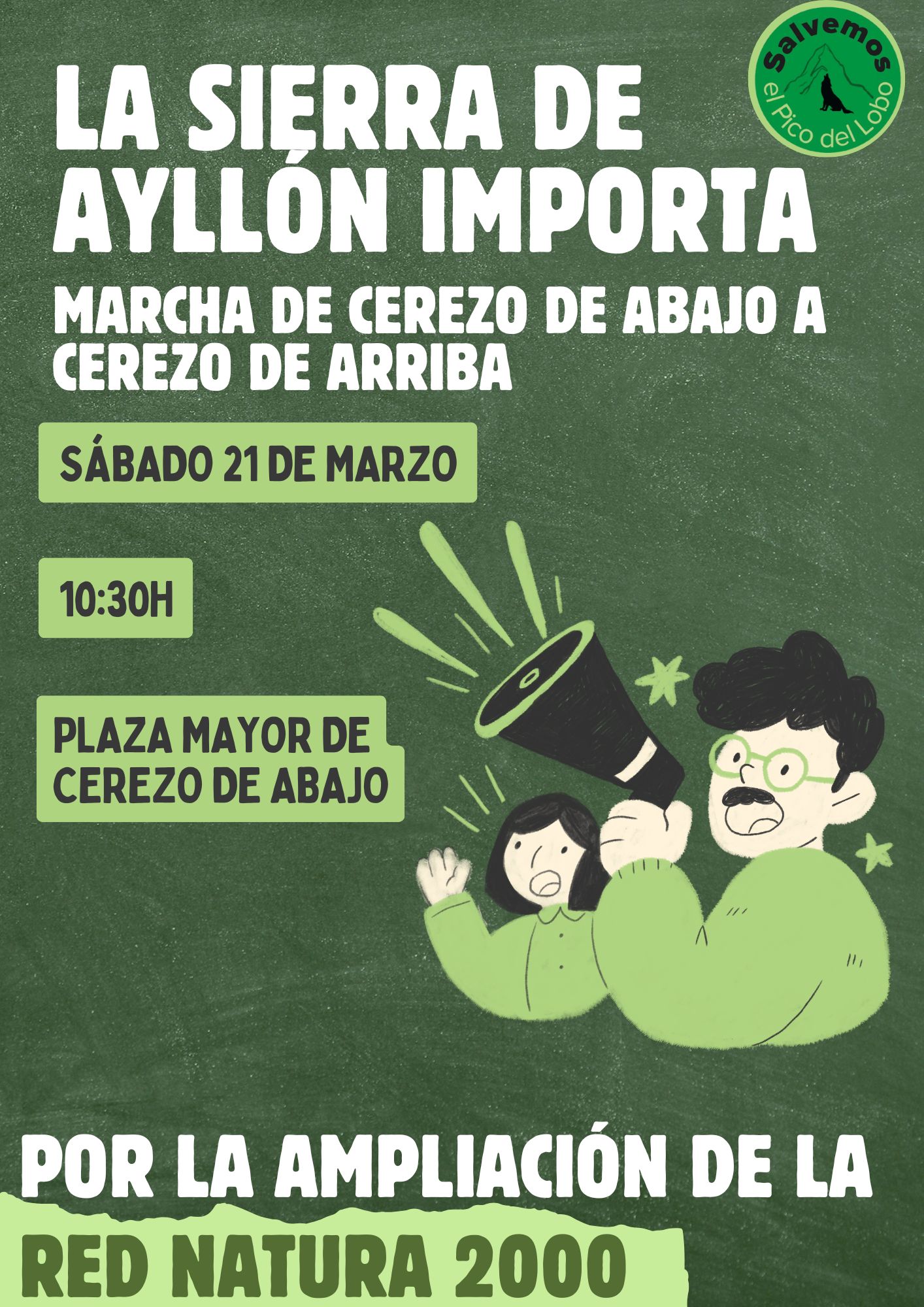 Marcha "La Sierra de Ayllón importa" · Por la ampliación de la Red Natura 2000