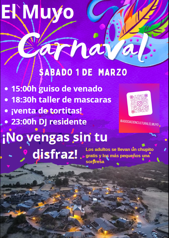 ¡El Muyo se viste de fiesta para su Carnaval!